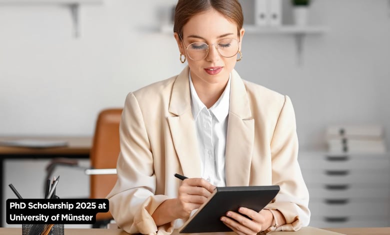 PhD Scholarship 2025 at University of Münster