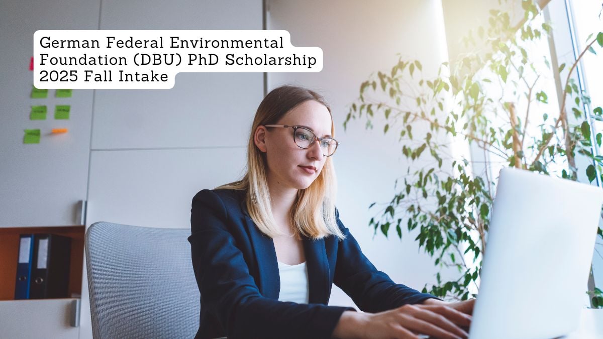German Federal Environmental Foundation (DBU) PhD Scholarship 2025 Fall Intake