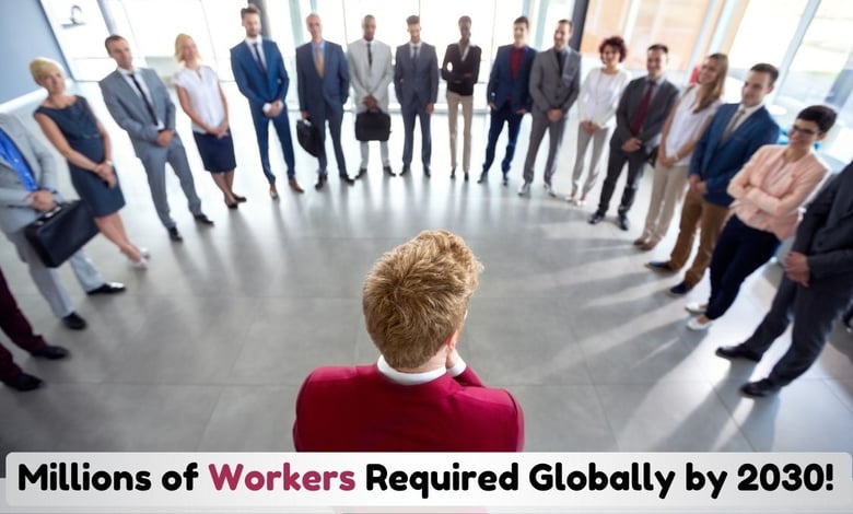 Millions of Skilled Workers Required to Fill Global Skill Shortage Gaps by 2030