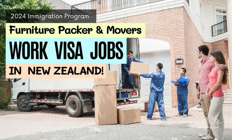 Furniture Packer and Movers Work VISA Jobs in New Zealand in 2024