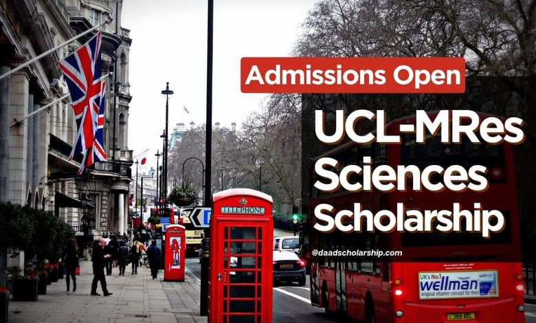 University College London (UCL) MRes Biosciences Scholarship 2024
