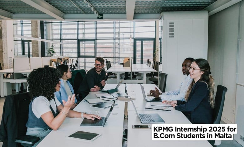 KPMG Internship 2025 for B.Com Students in Malta