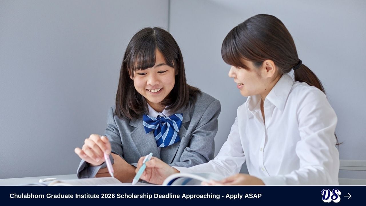 Chulabhorn Graduate Institute 2026 Scholarship Deadline Approaching - Apply ASAP