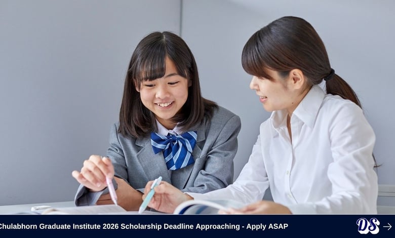 Chulabhorn Graduate Institute 2026 Scholarship Deadline Approaching - Apply ASAP