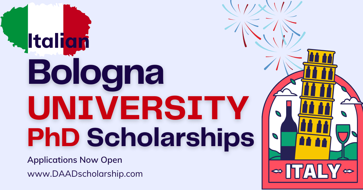 PhD Scholarships 2024 at University of Bologna Italy