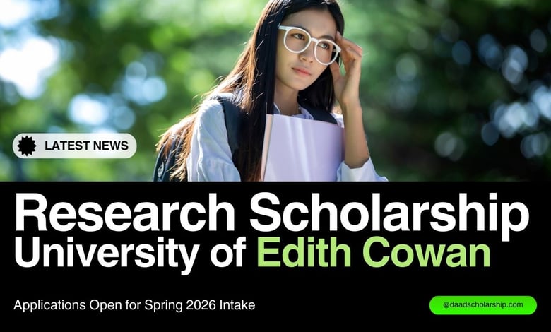 Research Scholarships 2026 at Edith Cowan University