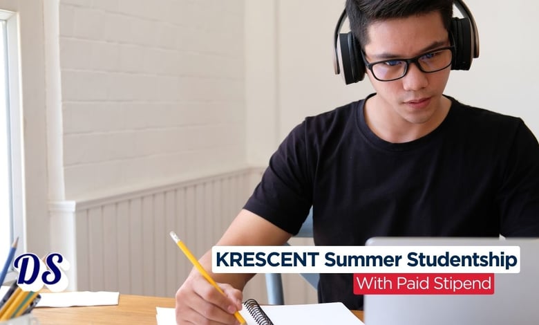 KRESCENT Summer Studentship 2026 Opens With Paid Research Stipend for Underrepresented Canadian Undergraduates