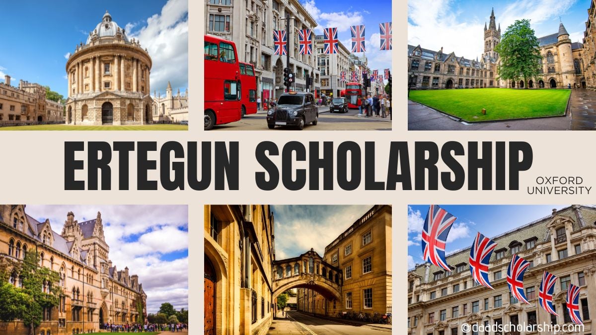 Ertegun Graduate Scholarship 2025-2026 at University of Oxford