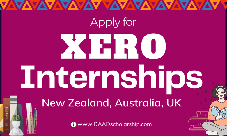 XERO Internships 2024 in New Zealand, Australia, UK