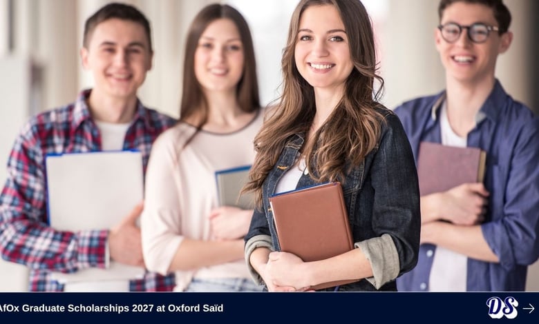 AfOx Graduate Scholarships 2027 at Oxford Saïd Full MBA Funding for African Applicants