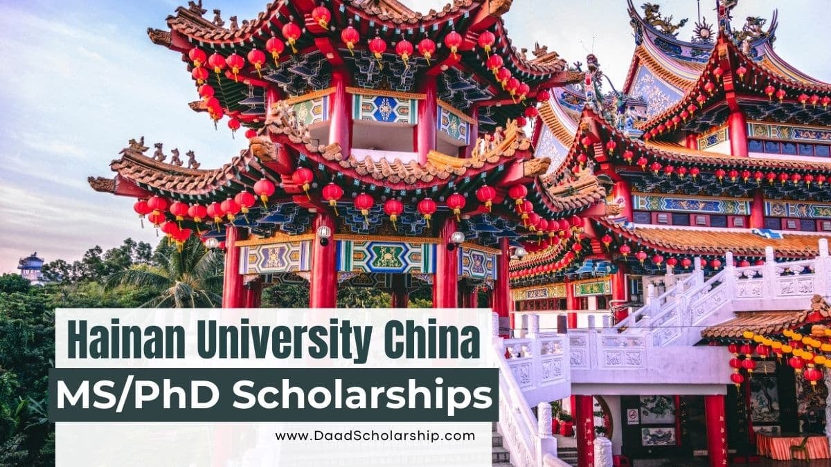 Hainan University PhD and Master Degree Scholarship 2024