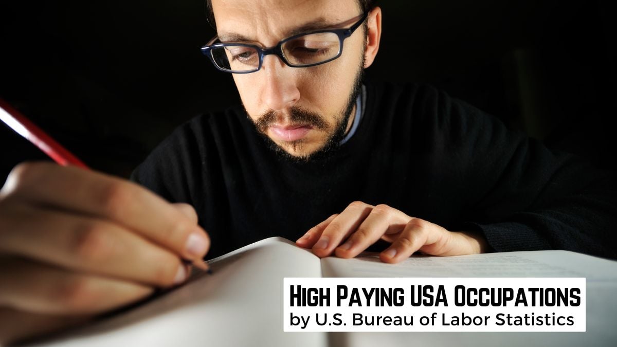 Top 10 Highest-Paid Occupations in USA for 2024 (US Bureau of Labor Statistics)
