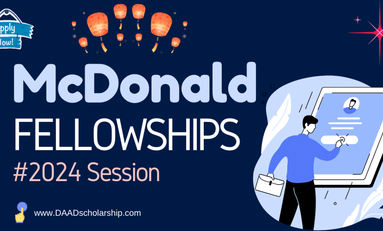 McDonald Fellowship 2024 for International Students