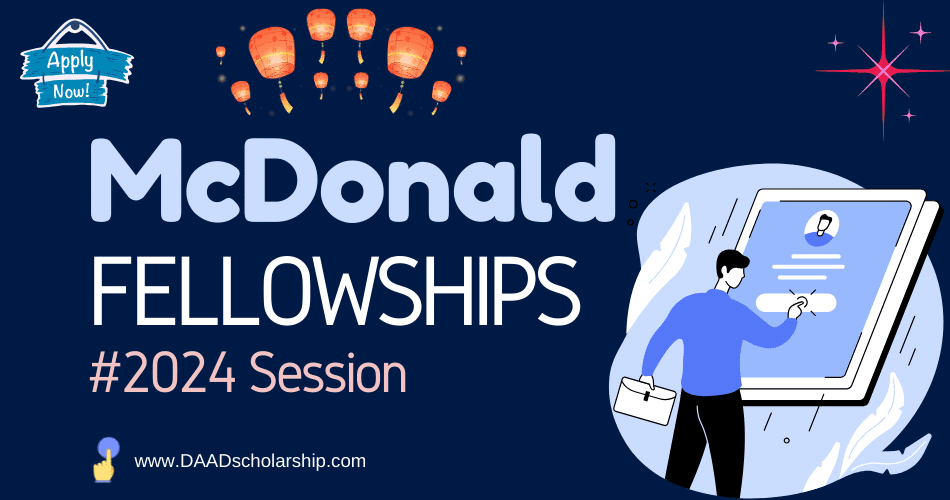 McDonald Fellowship 2024 for International Students
