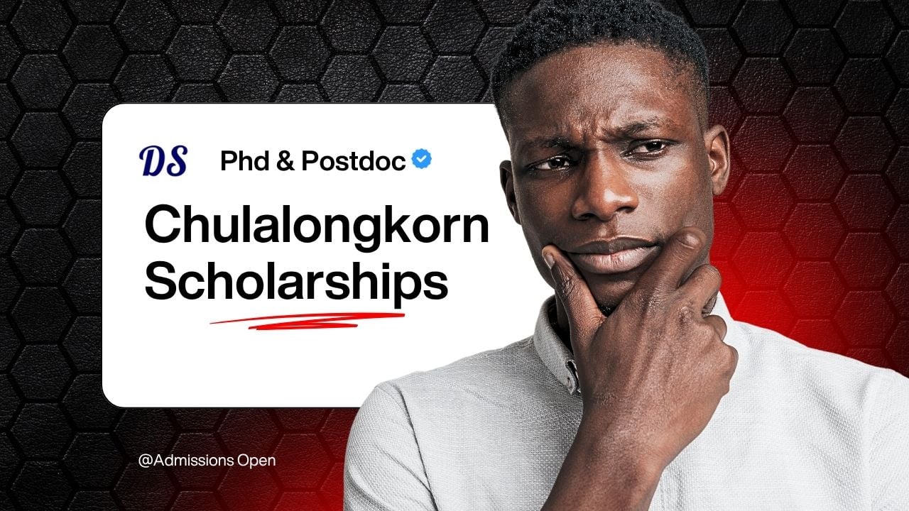 Century Fund Scholarships 2027-2028 Open at Chulalongkorn University