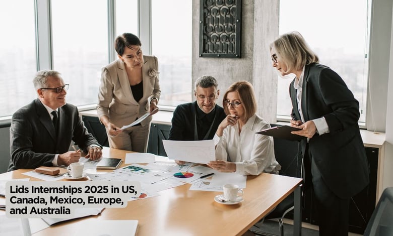 Lids Internships 2025 in US, Canada, Mexico, Europe, and Australia