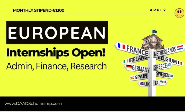 European Admin, Finance, Research Internships 2024 by MPI - €1300+ Stipend Available