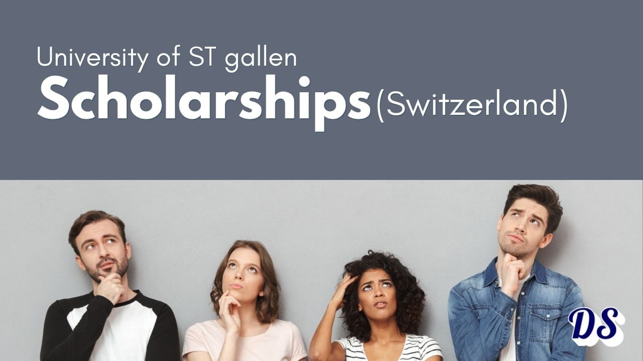 University of ST Gallen Scholarships-Based Admissions Process 2027 for International Students