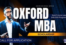 Oxford Saïd Future Leaders Scholarships 2027 Up to £40,000 for MBA Applicants