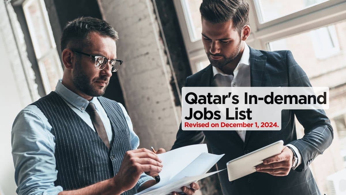 Qatar In-Demand Job Occupations List Revised (December 1, 2024)