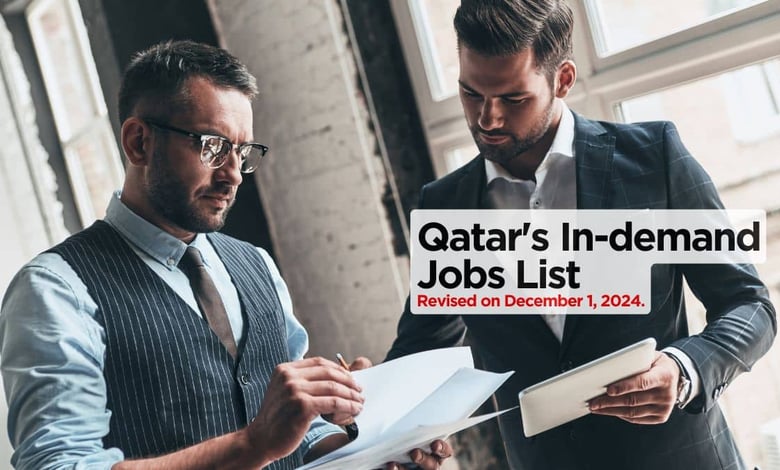 Qatar In-Demand Job Occupations List Revised (December 1, 2024)
