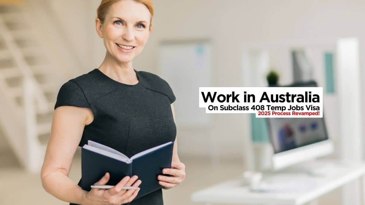 Work in Australia on Subclass 408 Temporary Activity Visa Jobs (2025 Changes)