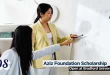 Aziz Foundation Scholarship 2026 at Bradford University