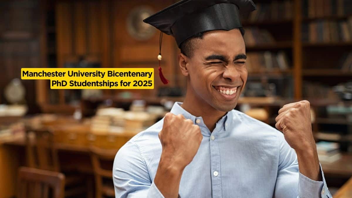 Manchester University Bicentenary PhD Studentships for 2026
