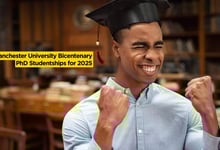 Manchester University Bicentenary PhD Studentships for 2026