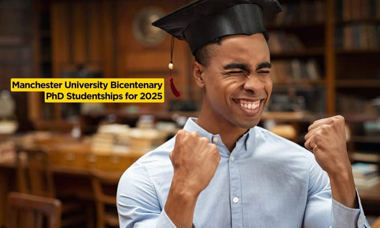 Manchester University Bicentenary PhD Studentships for 2026