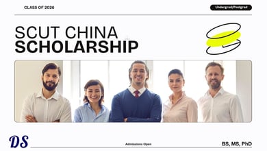 Time to Apply for Scholarships at South China University of Technology for 2027 Batch