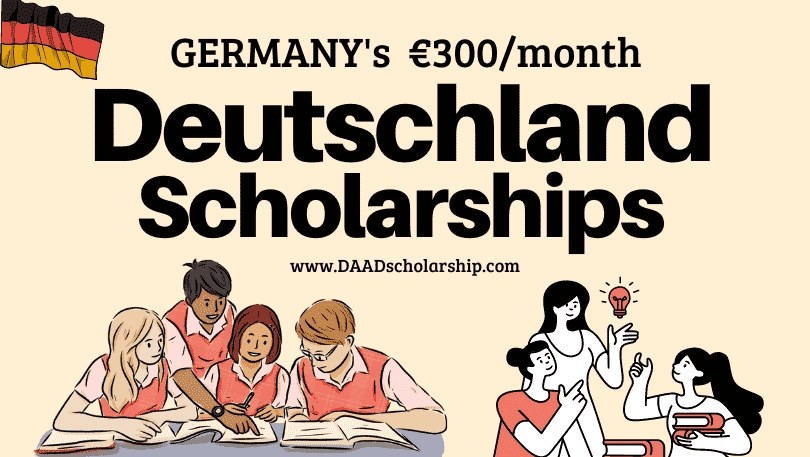 German Deutschland Stipendium Scholarship 2026 With €300/month Stipend