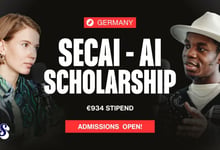 Germany SECAI AI Scholarships 2026 With €934 Stipend Open Until 30 June