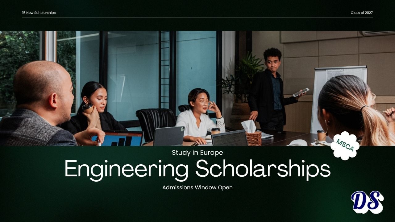 Fully Funded Engineering PhD Scholarships in Europe Open Under MSCA 2026