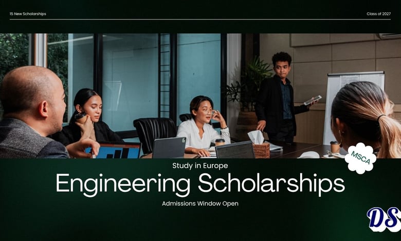 Fully Funded Engineering PhD Scholarships in Europe Open Under MSCA 2026