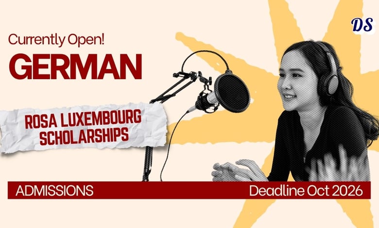 Germany Rosa Luxemburg Scholarships 2027 With €1,520 Monthly Stipend Open