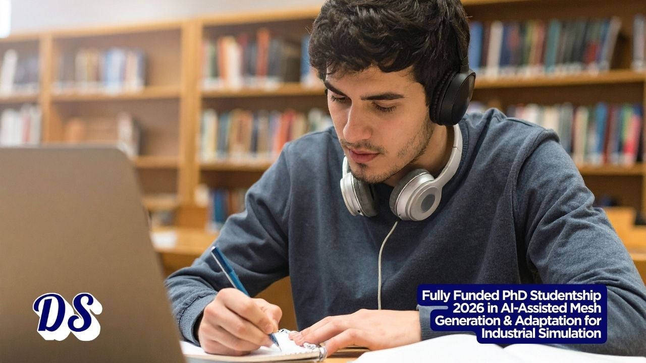 Fully Funded PhD Studentship 2026 in AI-Assisted Mesh Generation & Adaptation for Industrial Simulation
