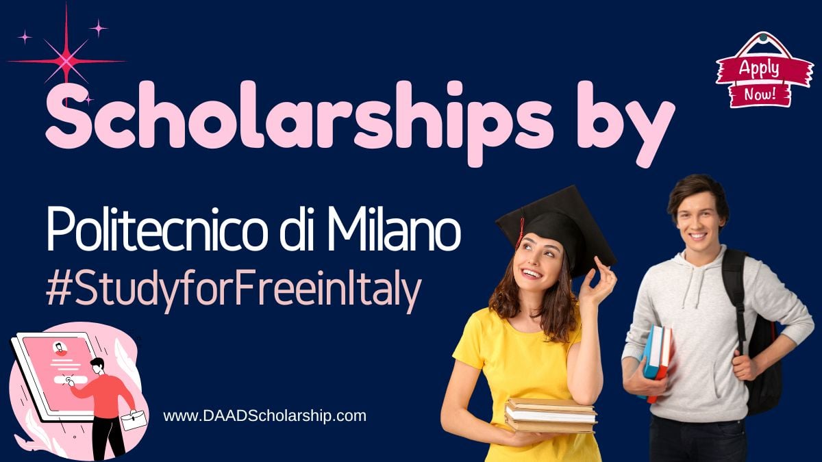 Politecnico di Milano PhD Scholarships 2024