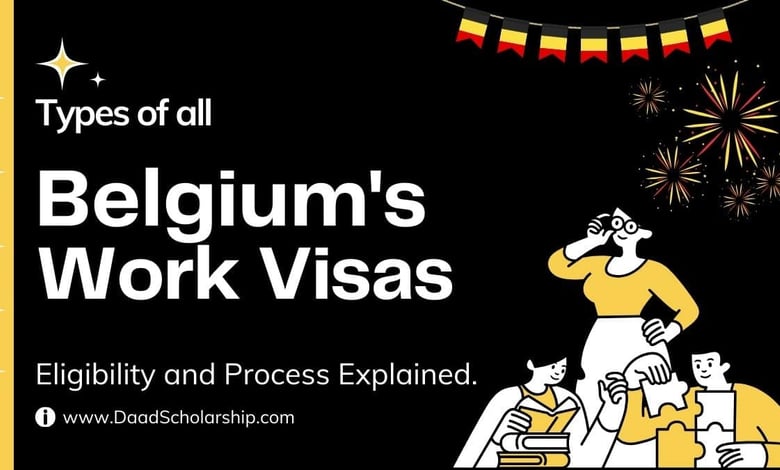 Types of Belgium Work Visas Available in 2025 Eligibility, and Process