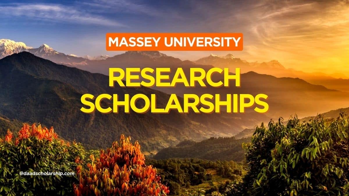 Massey University MS Research Scholarship 2024
