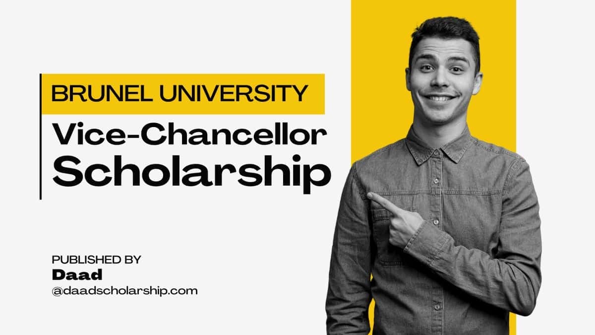 Brunel University Vice Chancellor Scholarship 2025 Spring Intake