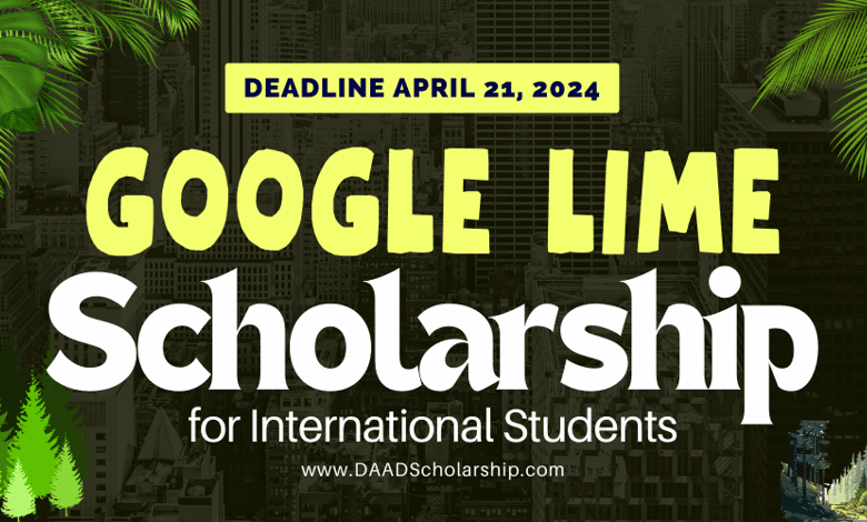 Google Lime Scholarships 2024 for Students