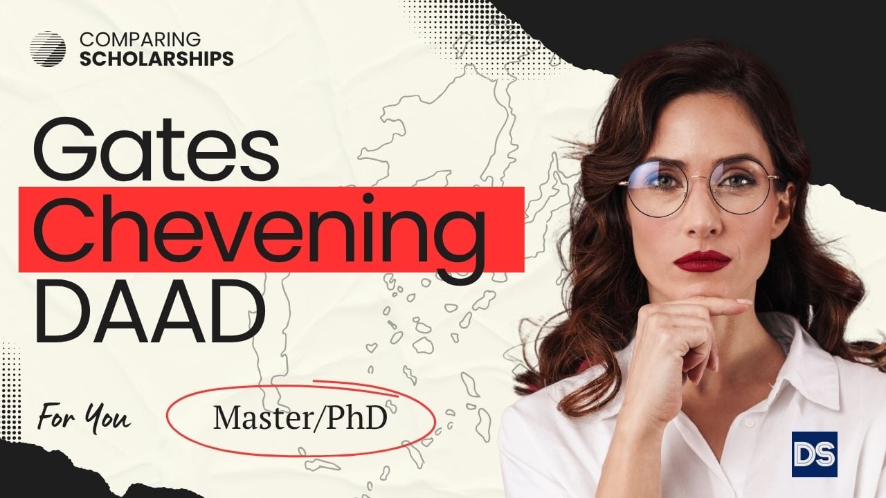 Scholarships Comparison DAAD VS Chevening VS Gates - Which One Fits You Best