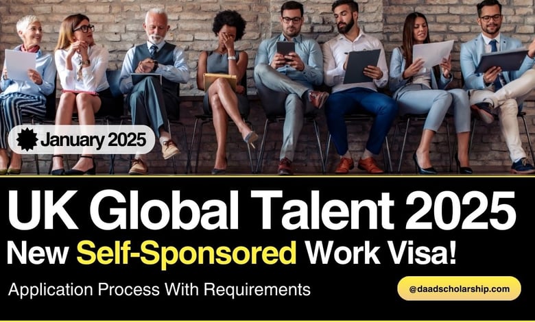 UK Global Talent Self-Sponsored Work Visa 2025 New Requirements and Process