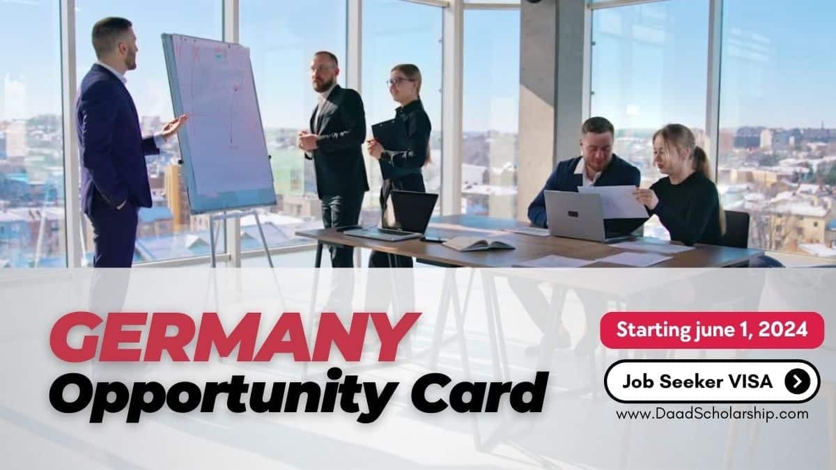German Opportunity Card Accepting Job Applications from June 1, 2024