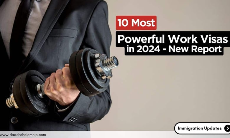 10 Most Powerful Work VISAs in World - 2024 Report