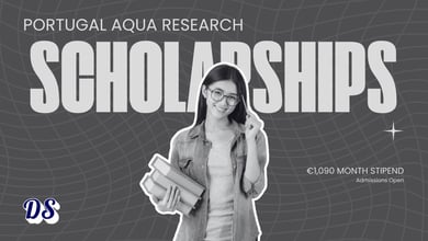 Portugal AQUA Research Scholarship 2026 With €1,090 Monthly Stipend