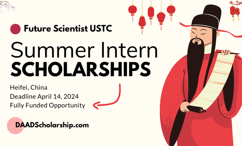 FuSEP-USTC Summer Research Intern Scholarship 2024 in Hefei China
