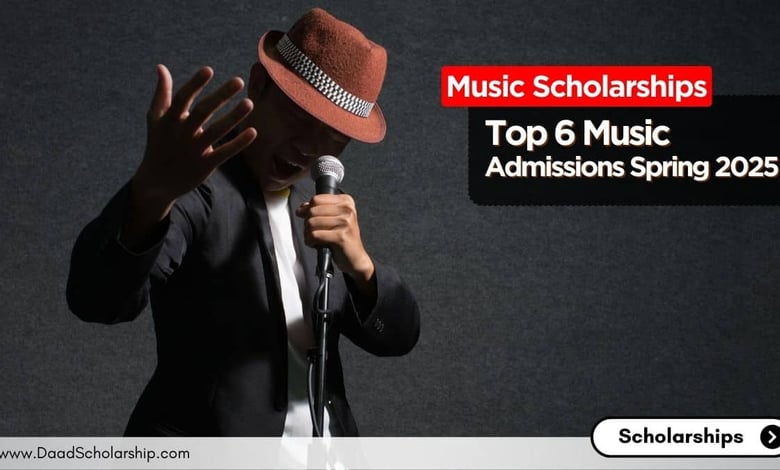 Top 6 Music Scholarships for Spring 2025 Admissions Globally