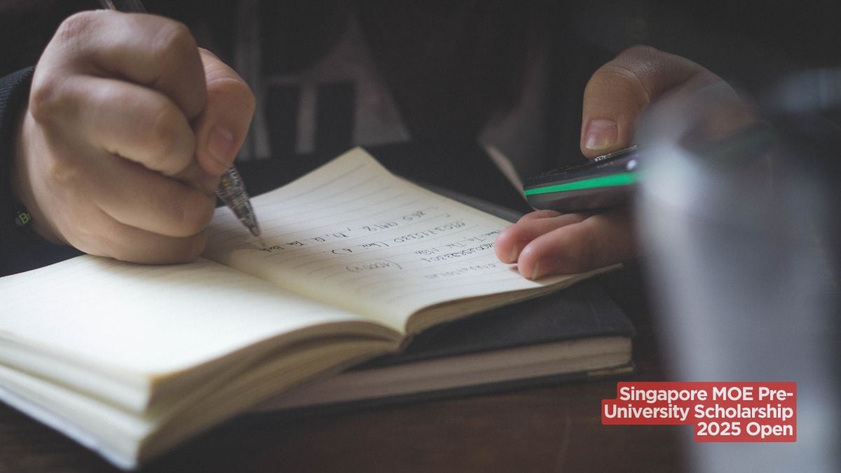 Singapore MOE Pre-University Scholarship 2025 Open
